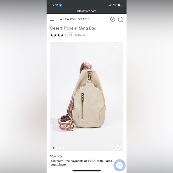 Altar’d Sate-Desert Traveler Sling Bag - Picture 5 of 5